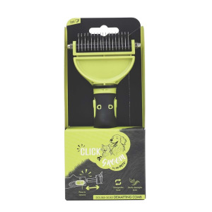 Click & Groom Düğüm Açıcı Tarak Kedi Köpek | Double-Sided Dematting Comb